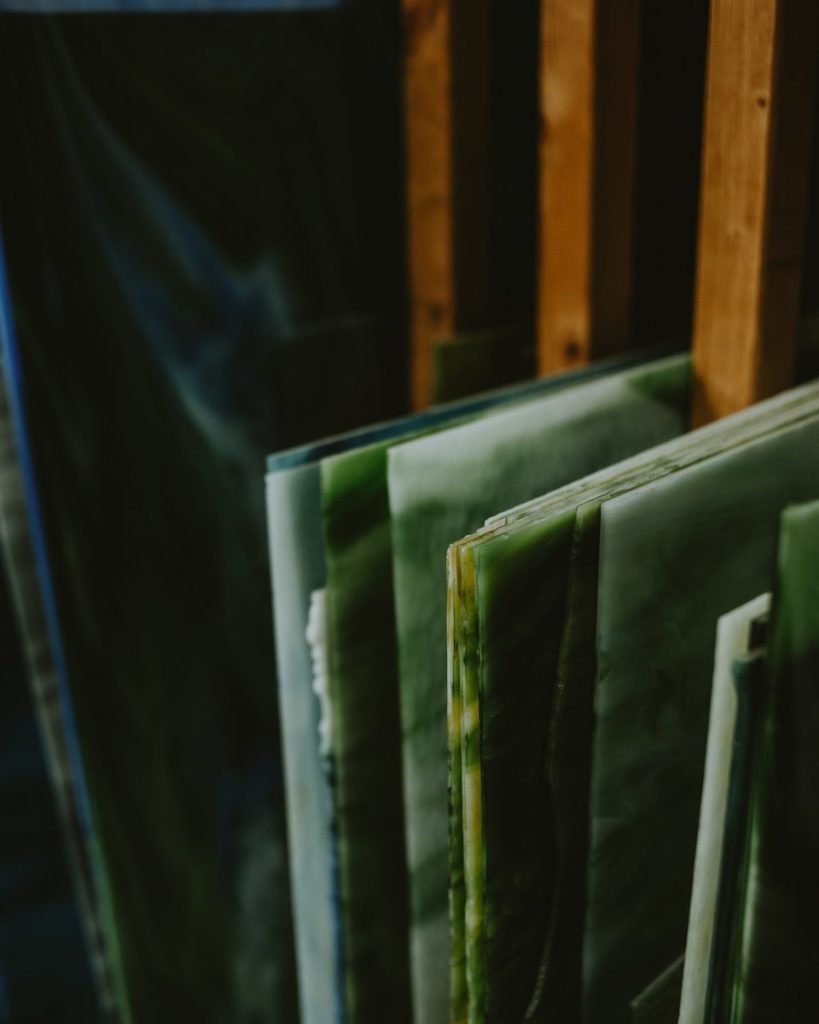 a bunch of papers that are sitting on a table